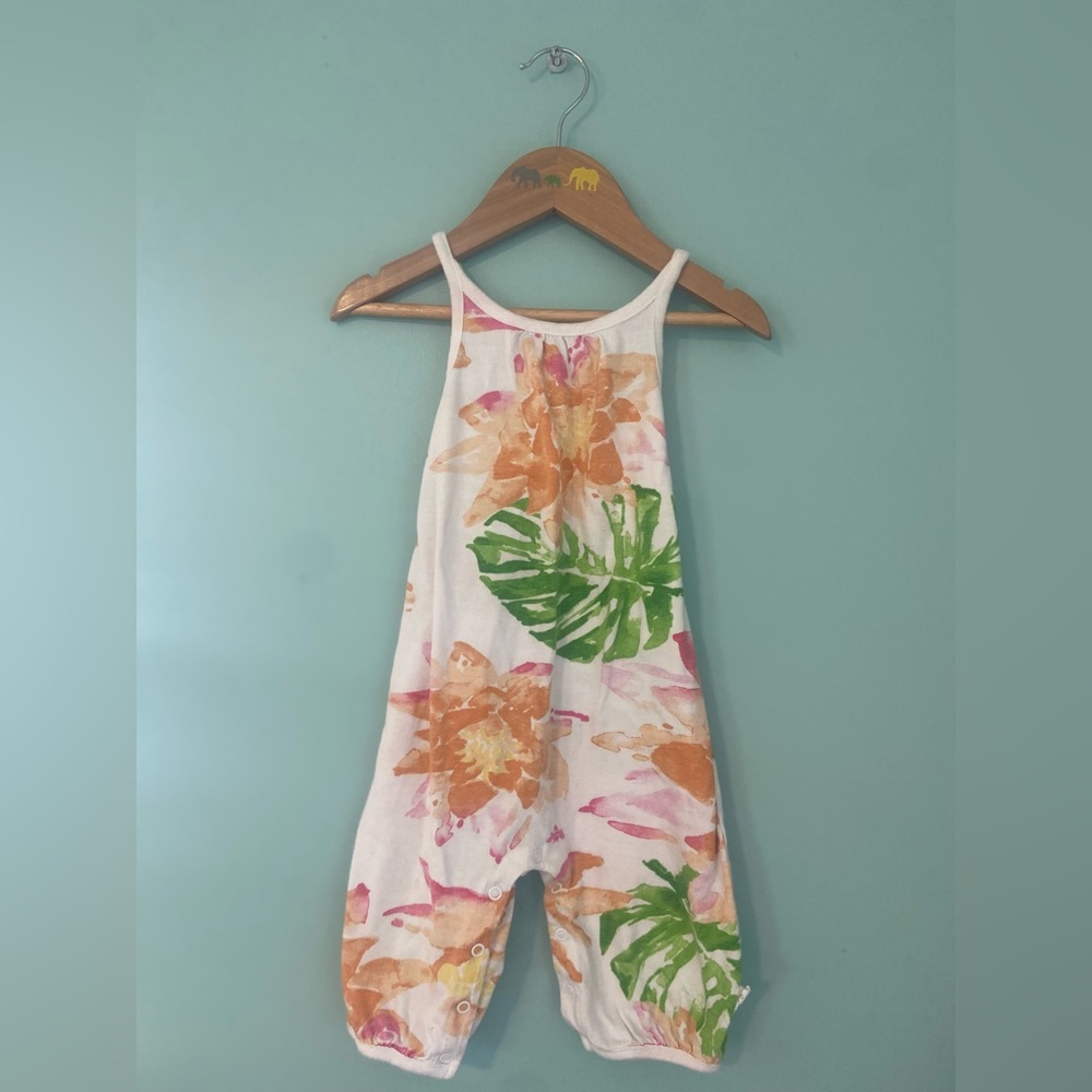 Burt’s Bees floral jumper 6-9 months